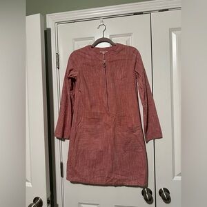 Kayce Hughes Red Dress with zipper